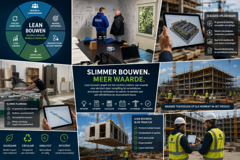Lean werken en bouwendaar staat Van der Vliet Groep voor