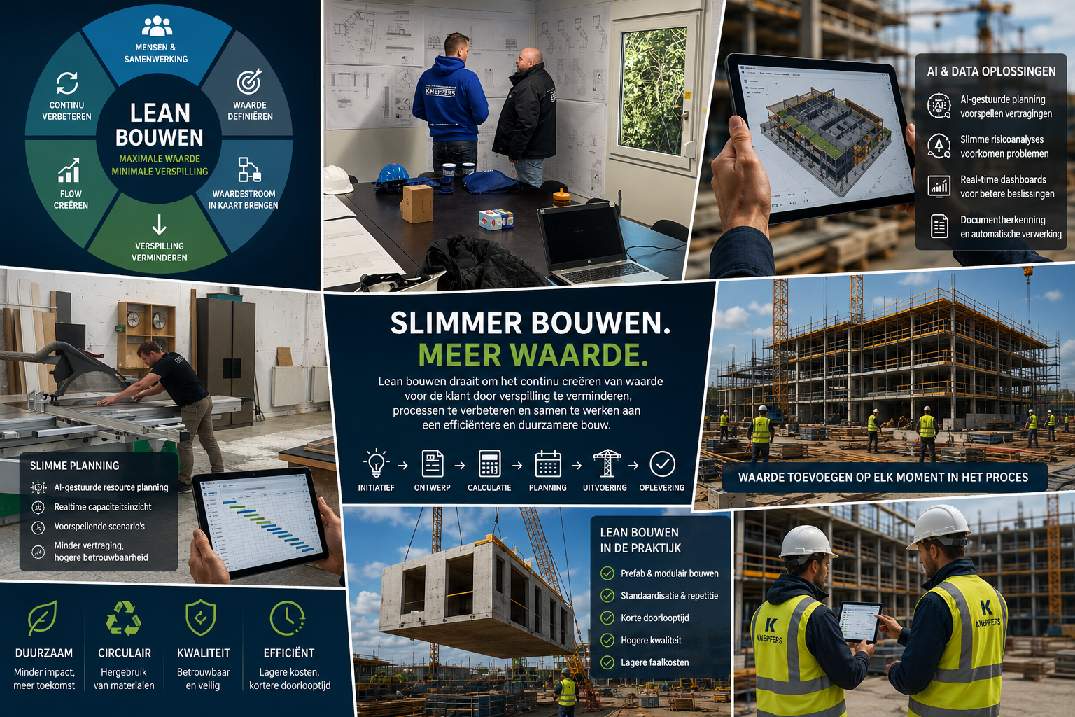 Lean werken en bouwendaar staat Van der Vliet Groep voor