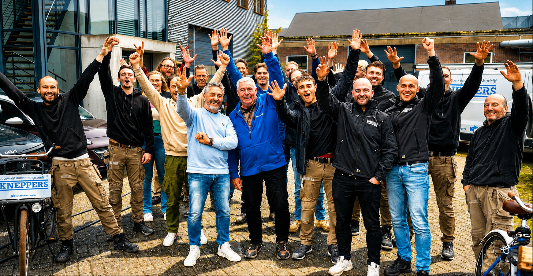 sterk en btrokken team